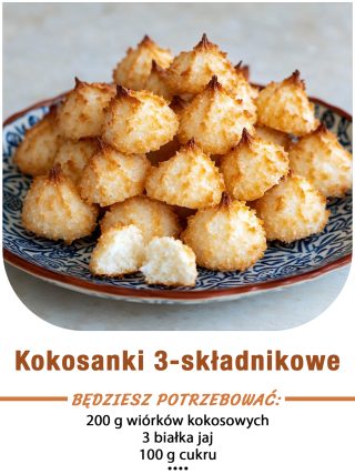 Kokosanki 3-składnikowe