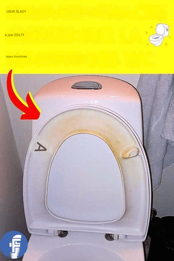 Trik na usunięcie żółtych plam z desek sedesowych….