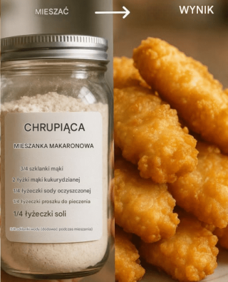 Przepis na chrupiącą mieszankę do ciasta: Sekret idealnie złocistobrązowych, chrupiących panierek!