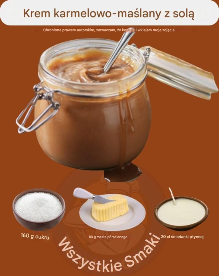 Krem karmelowo-maślany z solą
