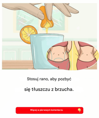 Spożywaj ten napój rano, aby pozbyć się tłuszczu z brzucha.