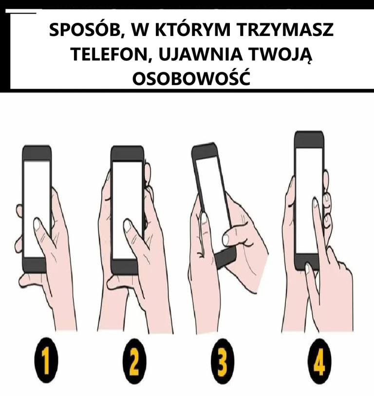 Test Poznaj Siebie: Sposób, w jaki trzymasz telefon, ujawnia ukryte cechy Twojej osobowości Test osobowości dotyczący stylu trzymania telefonu: Sposób, w jaki trzymasz telefon, ujawnia wiele na temat Twojej osobowości. Czy trzymasz telefon obiema rękami i obydwoma kciukami? Czy trzymasz telefon jednym kciukiem jednej ręki? Czy trzymasz telefon jedną ręką i palcem wskazującym drugiej ręki?
