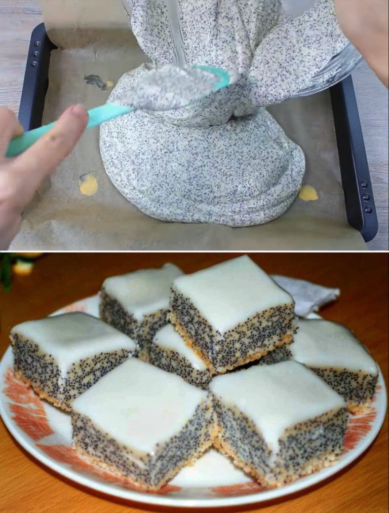 Wow, uzależnia! Ciasto twarogowe z makiem – pieczone w zaledwie 5 minut i niebiańsko pyszne
