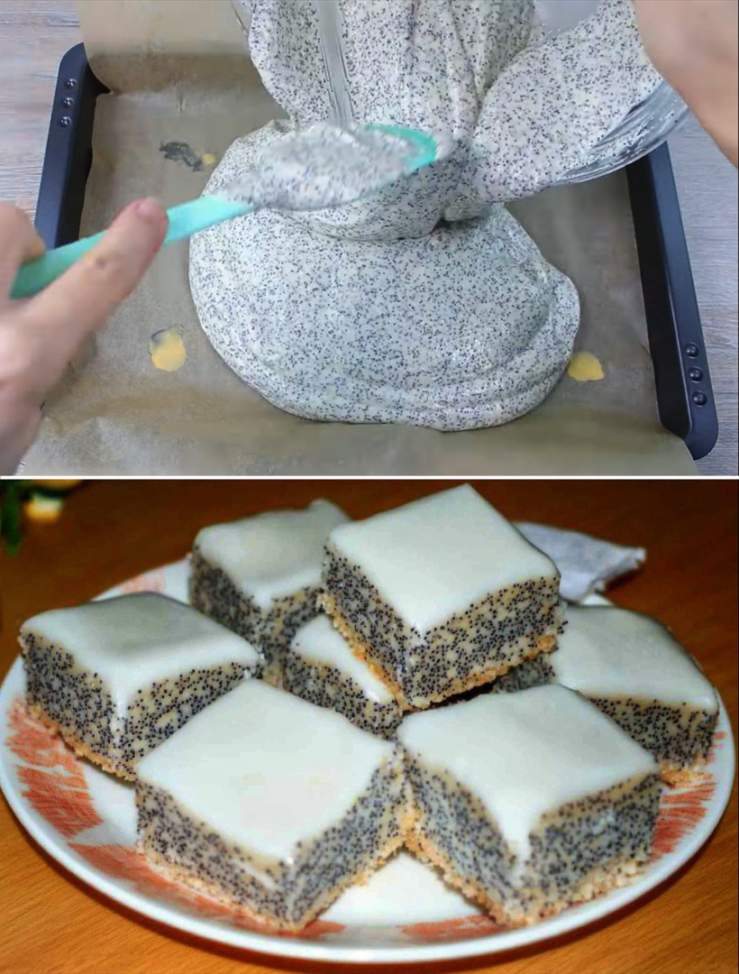 Wow, uzależnia! Ciasto twarogowe z makiem – pieczone w zaledwie 5 minut i niebiańsko pyszne