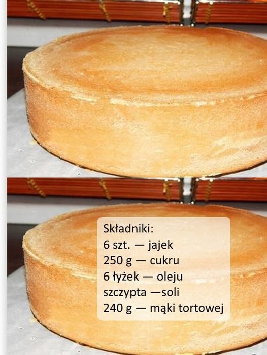 Najdoskonalszy biszkopt na tort do Renaty