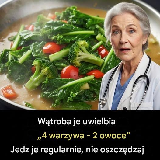 Zadbaj o swoją wątrobę: Jedz codziennie te 4 warzywa i 2 owoce!