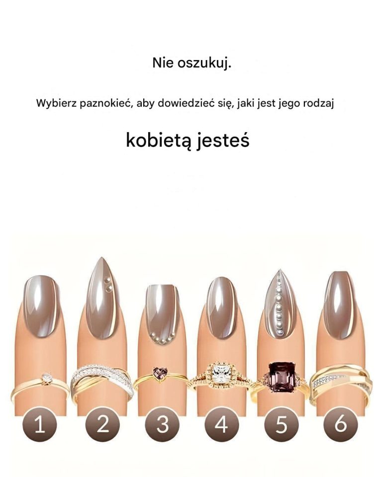 Który paznokieć najbardziej Cię pociąga? Ujawnia, jakim typem kobiety jesteś.
