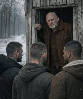 Trzech chuliganów zapukało do drzwi samotnego starca, przekonanych, że szukają łatwego łupu. Nie mieli jednak pojęcia, kto tak naprawdę kryje się za tymi drzwiami ani jak skończy się dla nich ta wizyta. ☹️ 😨 Trzej mężczyźni niedawno wrócili z więzienia, ale nie mieli zamiaru zmieniać swojego życia. Kontynuowali to, za co zostali skazani. Wyszukiwali samotnych ludzi, wykorzystywali ich lęki i przejmowali domy i mienie. Działali brutalnie, szybko i bez skrupułów. Dawno temu zauważyli dom starca na rogu. Był tam duży dziedziniec, stary, ale solidny dom i żadnych sąsiadów ani krewnych w pobliżu. Wszystko zaplanowali z wyprzedzeniem. Dziadek nie miał rodziny, a jego córka nie rozmawiała z nim od dawna; mieszkała w innym mieście i nigdy nie przyjeżdżała. Łatwa zdobycz, uznali. Łatwa zdobycz. Tego wieczoru podeszli do drzwi i zapukali. Otworzył im starszy mężczyzna ubrany na czarno i w znoszonej skórzanej kurtce. Jego twarz była spokojna, a wzrok uważny. „Nie spodziewaliście się nas, ale przyszliśmy” – powiedział z uśmiechem jeden z bandytów. Staruszek powoli przyglądał się ich tatuażom, napiętym ramionom i wyzywającym minom. „Czego chcecie?” – zapytał spokojnie. „Twojego domu. Rozstaniemy się po cichu”. „Nie. Macie jeszcze jakieś pytania?” „Hej, staruszku, jesteś zdezorientowany? Powiedzieliśmy ci wprost: oddaj nam dom, a się rozdzielimy. W przeciwnym razie będziemy musieli użyć siły”. „Dobrze, staruszku. I tak niedługo ci nie zostanie”. Staruszek spuścił wzrok. „Jesteś głupi czy głuchy?” „Co powiedziałeś?” Jeden z bandytów wpadł we wściekłość i gwałtownie chwycił go za kołnierz kurtki. Staruszek nawet nie drgnął. Jego twarz pozostała spokojna. „Przepraszam, chłopaki, nie zorientowałem się od razu, kim jesteście. Wejdźcie do środka. Zrobię wam herbatę. Sam przyniosę dokumenty”. Mężczyźni wymienili spojrzenia. W ich oczach błysnął błysk satysfakcji. Uznali, że staruszek przekroczył granice. Weszli do środka. Ale bandyci nie mieli pojęcia, co ich czeka w tym domu ani jak skończy się ich wizyta. 😱😲 Reszta historii w pierwszym komentarzu 👇👇