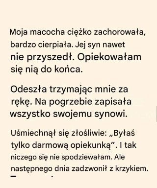 Dzień po pogrzebie nic już nie było takie samo