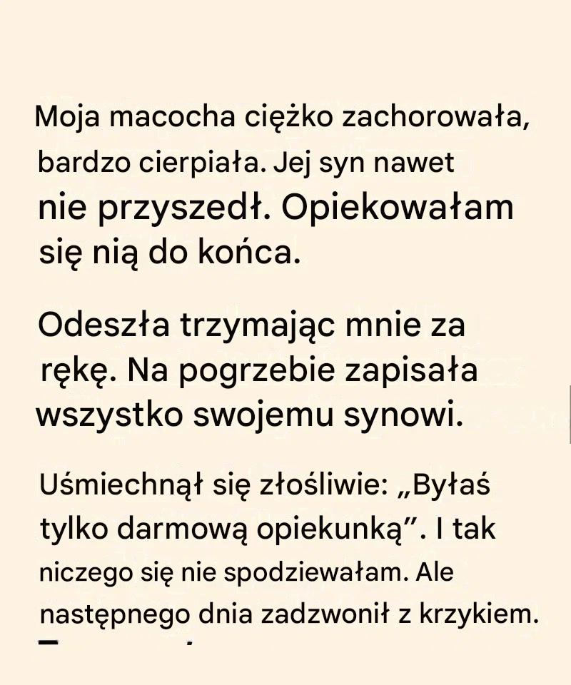 Dzień po pogrzebie nic już nie było takie samo
