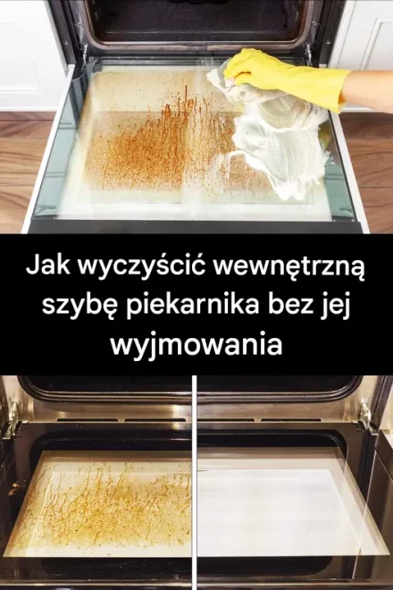 Jak utrzymać wewnętrzną szybę piekarnika w czystości bez jej wyjmowania