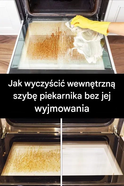 Jak utrzymać wewnętrzną szybę piekarnika w czystości bez jej wyjmowania