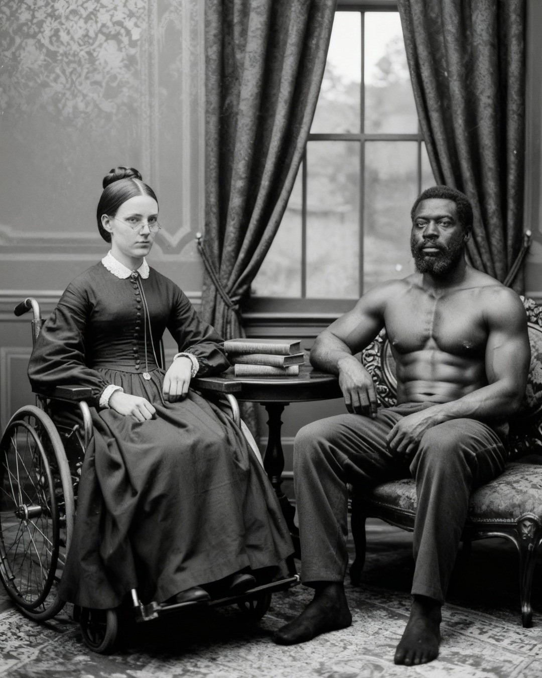 Uznano ją za niezdolną do zamążpójścia, więc jej ojciec wydał ją za mąż za najsilniejszą niewolnicę, Virginię, w 1856 roku.Mówili, że nigdy nie wyjdę za mąż. Dwunastu mężczyzn w ciągu czterech lat spojrzało na wózek inwalidzki i odeszło. Nazywam się Elisabeth Wetmore i to jest historia mojej drogi od odrzucenia przez społeczeństwo do odkrycia namiętnej miłości, która zmieniła bieg historii. Wirginia, 1856. Miałam dwadzieścia dwa lata i uważałam się za osobę niepełnosprawną. Straciłam zdolność poruszania nogami w wieku ośmiu lat w wyniku upadku z konia, który spowodował złamanie kręgosłupa, i to zmusiło mnie do korzystania z tego mahoniowego wózka inwalidzkiego, który zamówił mi ojciec. Ale nikt nie rozumiał, że wózek inwalidzki nie był tym, co czyniło mnie „niezdolną do małżeństwa”, ale raczej tym, co reprezentował. Ciężarem.