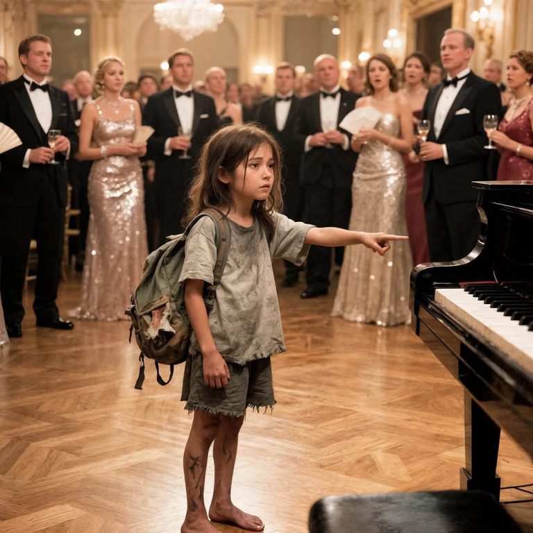 „Czy mogę zagrać za talerz jedzenia?” — Dzień, w którym głodna 12-letnia dziewczynka usiadła do pianina… i uciszyła salę pełną bogatych ludzi